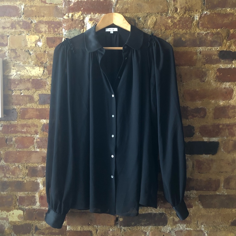 Reiss Black Blouse